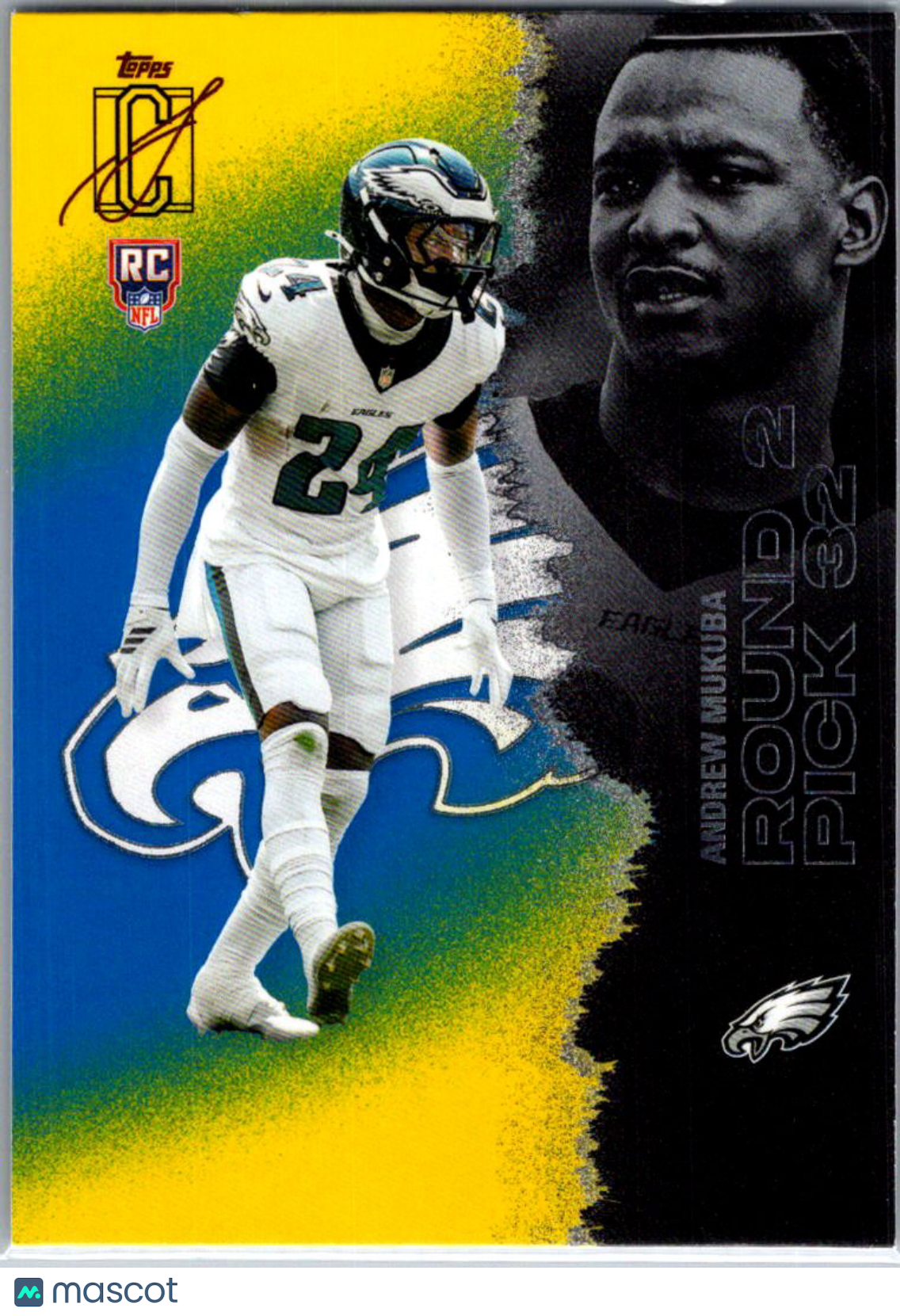 2025 Topps Composite Andrew Mukuba #162 Yellow & Black RC