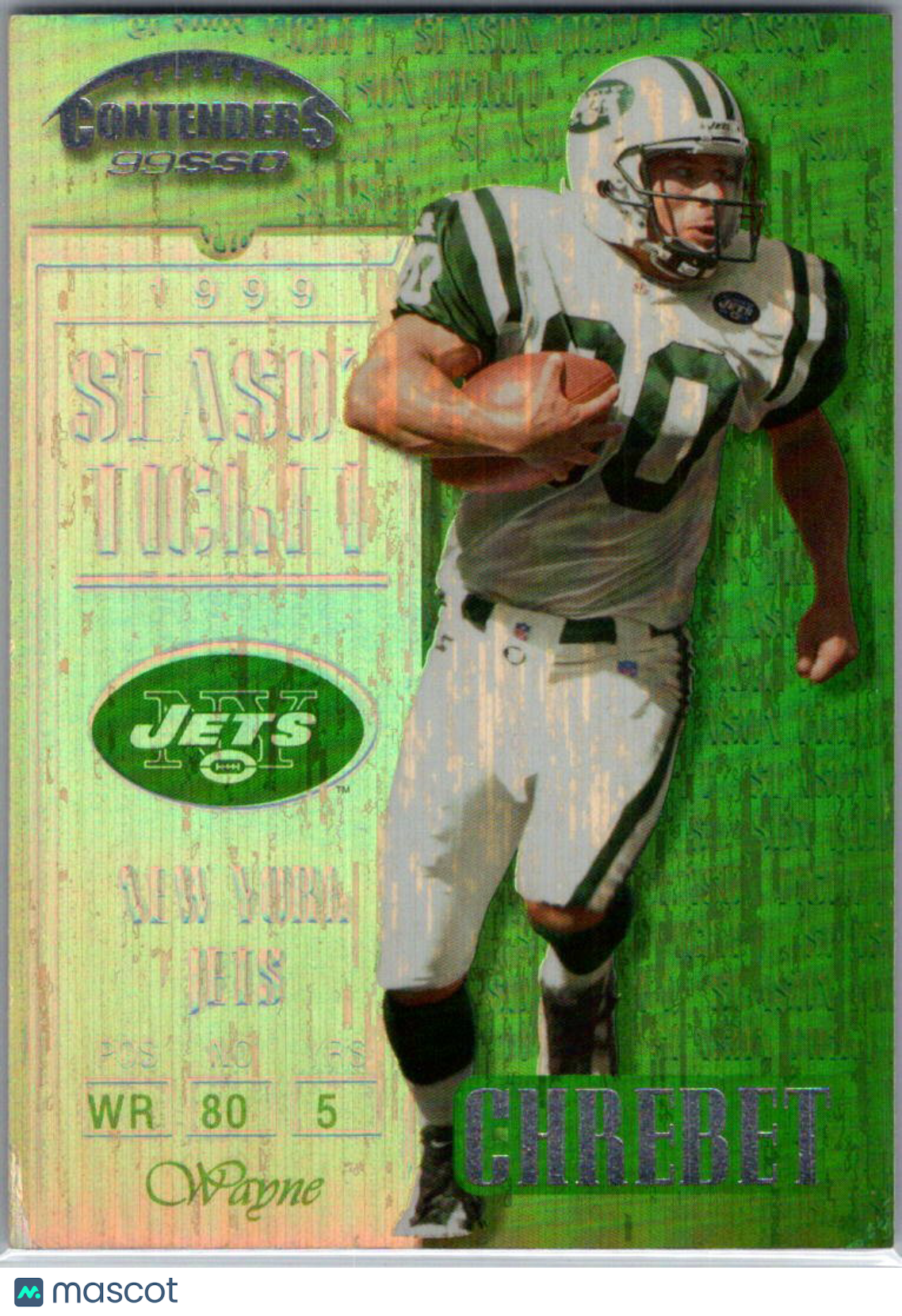 1999 Playoff Contenders SSD Wayne Chrebet #103