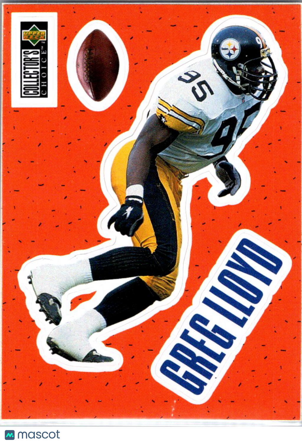 1996 Upper Deck Collector's Choice Play Action Stick-ums Greg Lloyd #S13