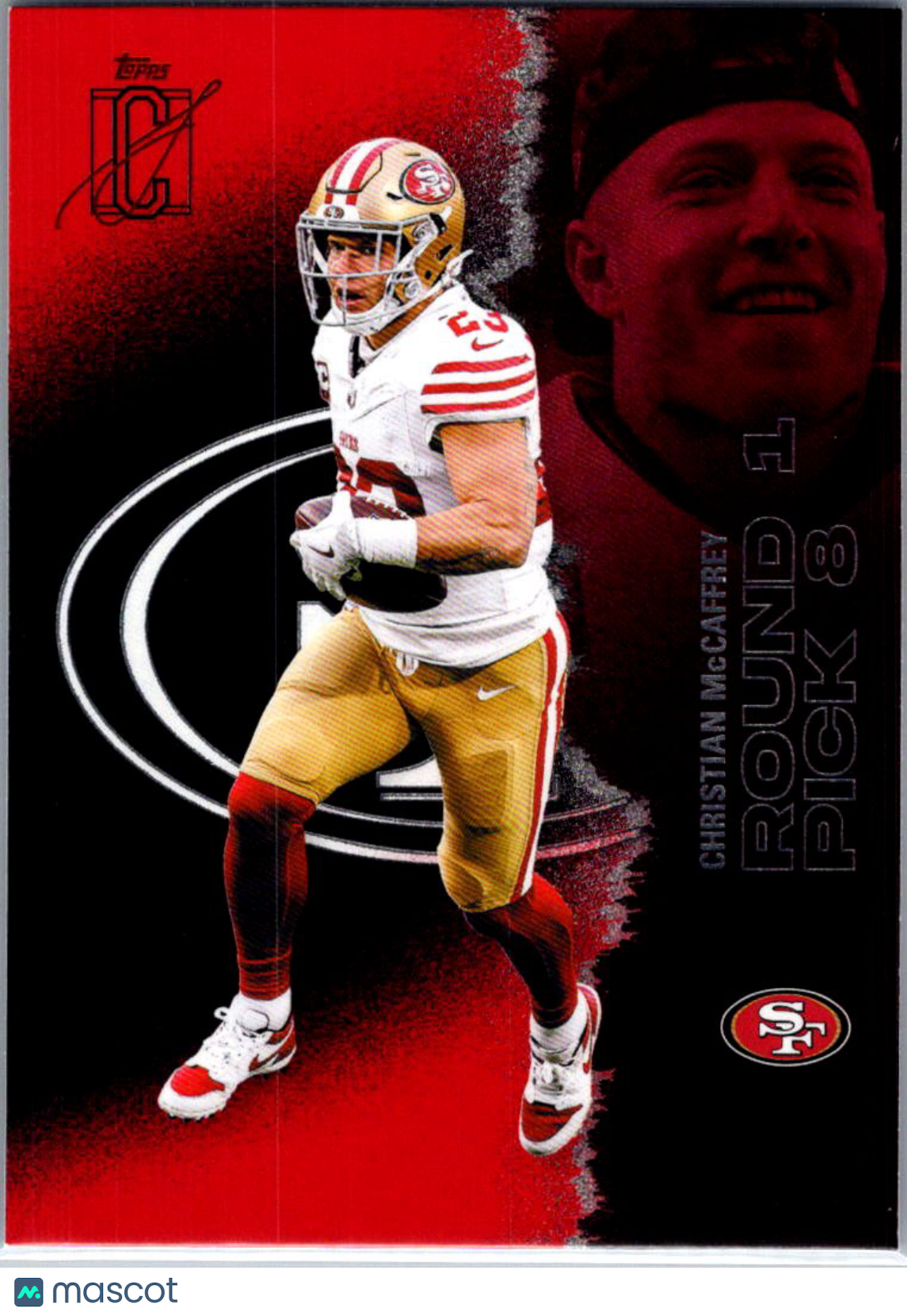 2025 Topps Composite Christian McCaffrey #49 Red & Black
