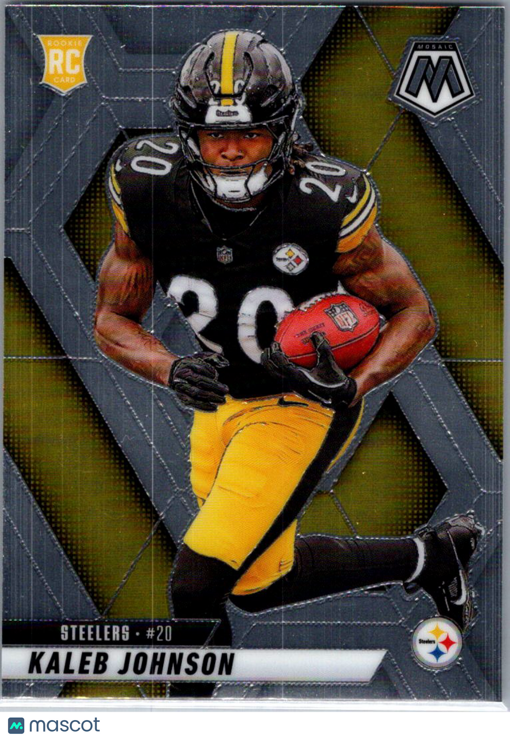 2025 Panini Mosaic Football Kaleb Johnson #315 RC