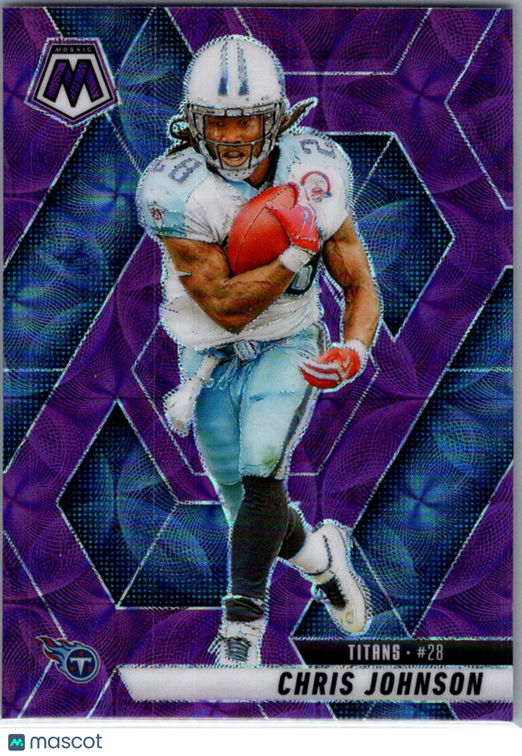 2025 Panini Mosaic Chris Johnson #224 Purple Scope