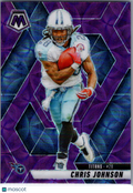 2025 Panini Mosaic Chris Johnson #224 Purple Scope