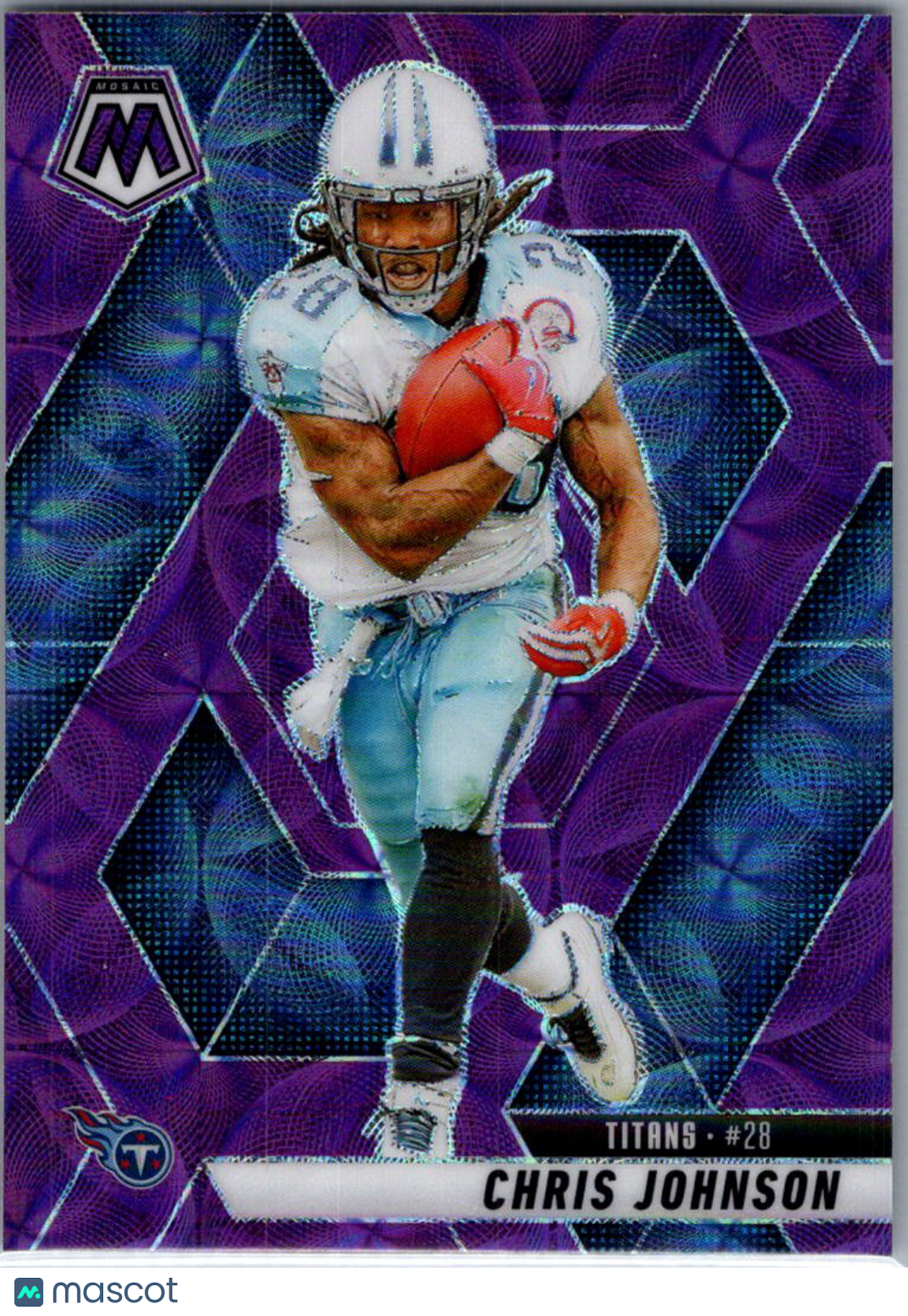 2025 Panini Mosaic Chris Johnson #224 Purple Scope