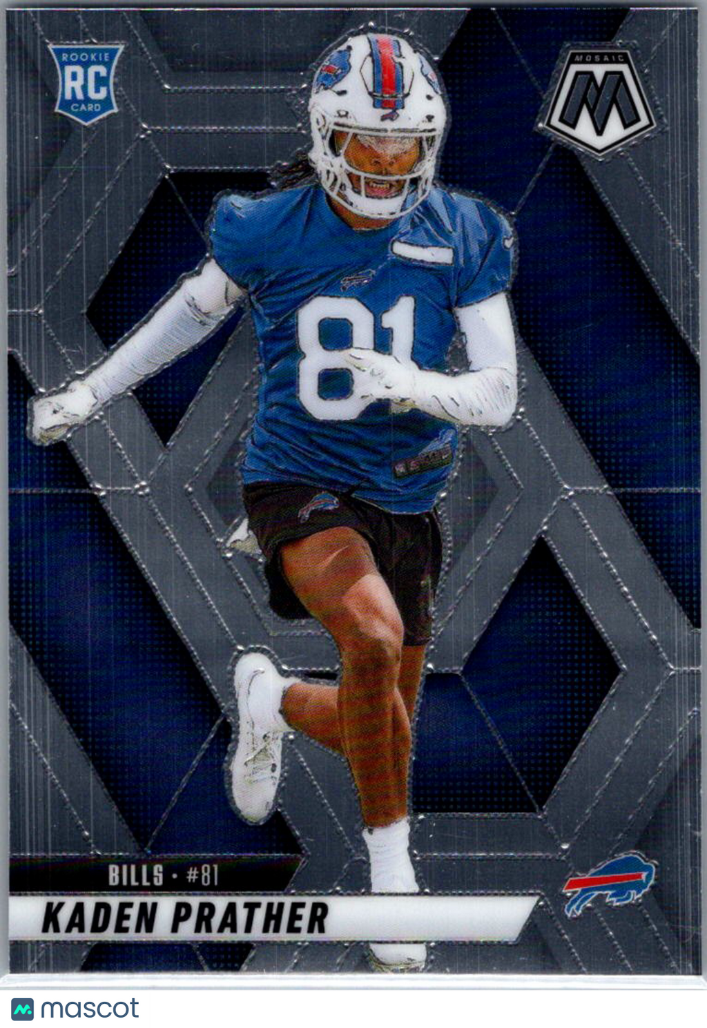 2025 Panini Mosaic Football Kaden Prather #343 RC