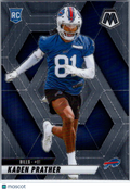 2025 Panini Mosaic Football Kaden Prather #343 RC