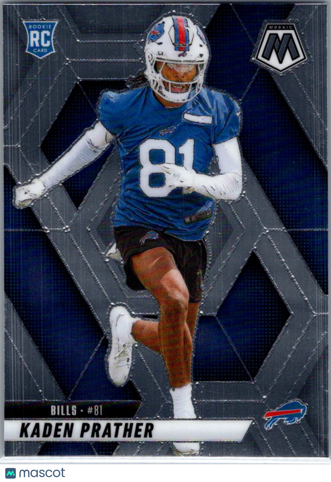 2025 Panini Mosaic Football Kaden Prather #343 RC
