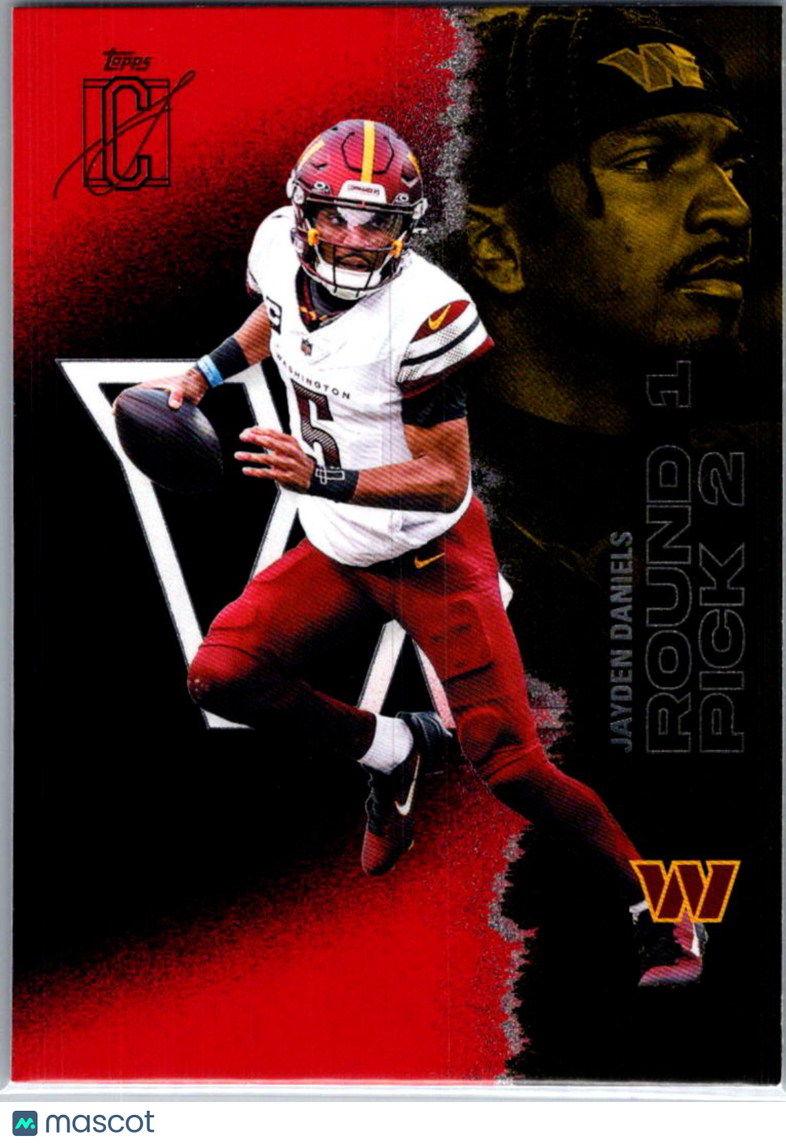 2025 Topps Composite Jayden Daniels #57 Red & Black