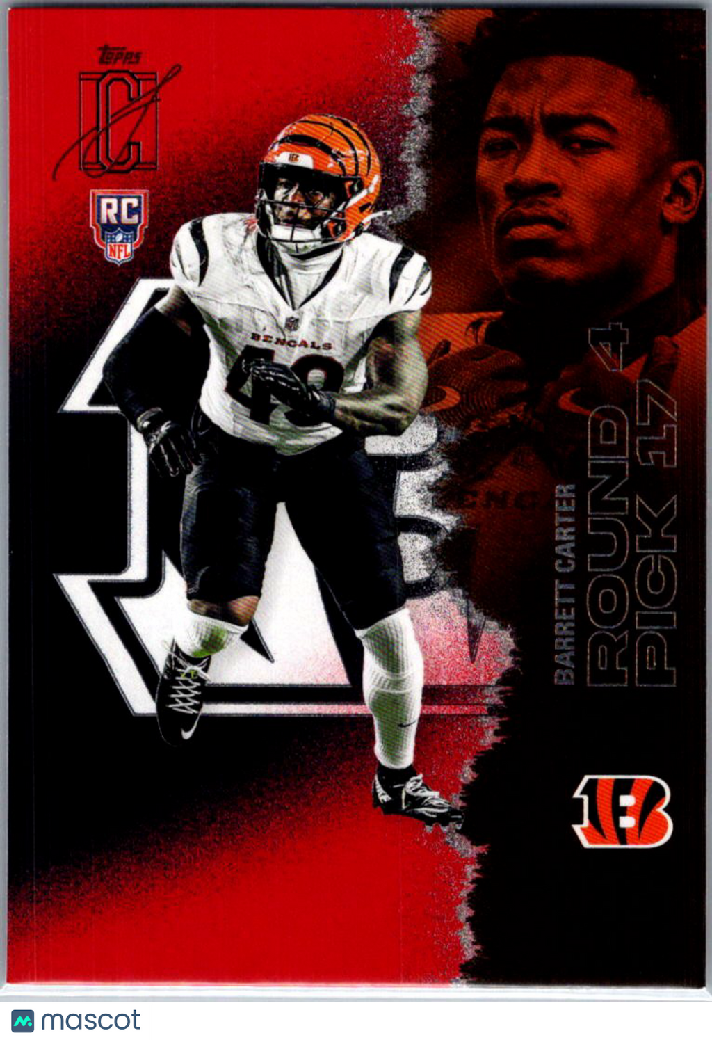 2025 Topps Composite Barrett Carter #199 Red & Black RC