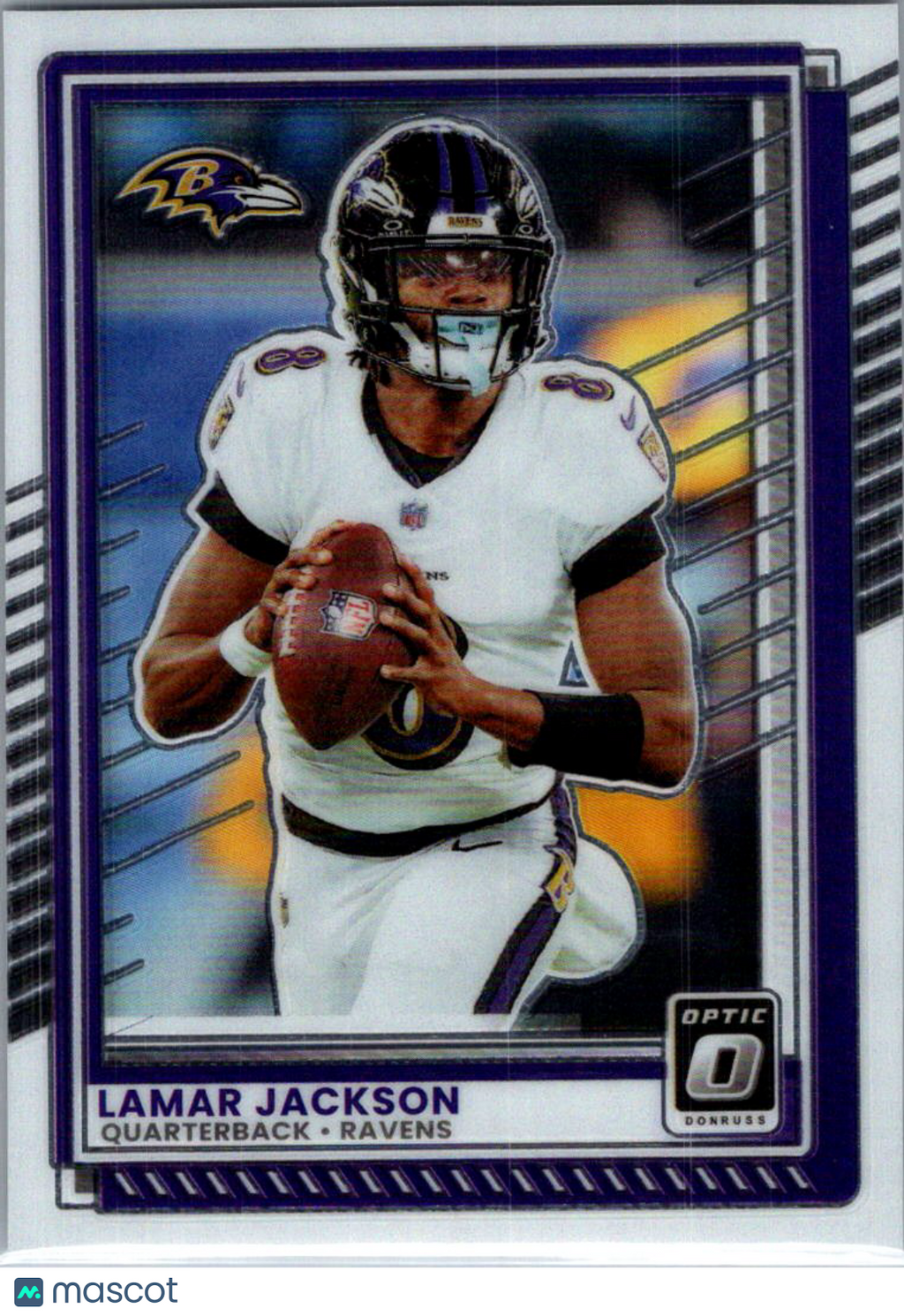 2025 Panini Donruss Optic Lamar Jackson #80