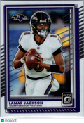 2025 Panini Donruss Optic Lamar Jackson #80