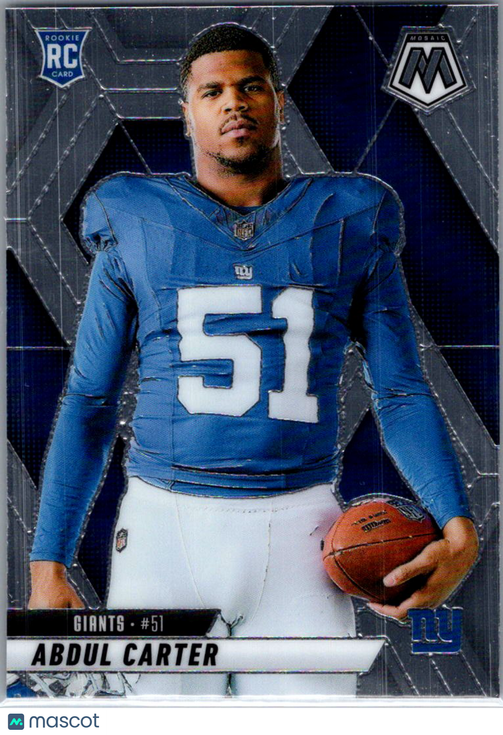 2025 Panini Mosaic Football Abdul Carter #282 RC