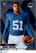 2025 Panini Mosaic Football Abdul Carter #282 RC