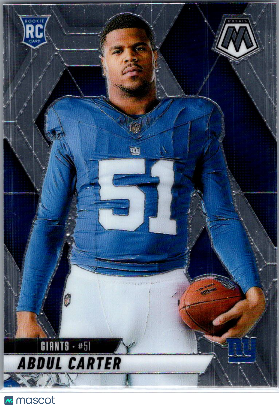 2025 Panini Mosaic Football Abdul Carter #282 RC