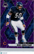 2025 Panini Mosaic Football Mike Singletary #153 Purple Scope