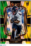 2026 Panini Select Woody Marks #135 Yellow Shock Prizm RC
