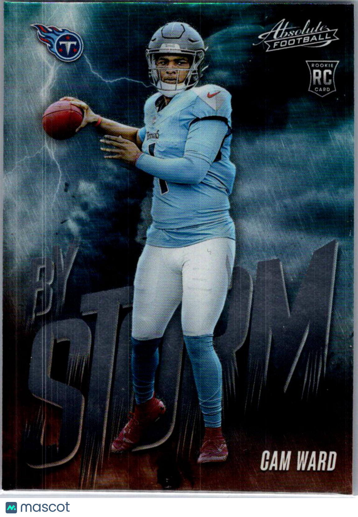 2025 Panini Absolute Football Cam Ward #3 By Storm RC
