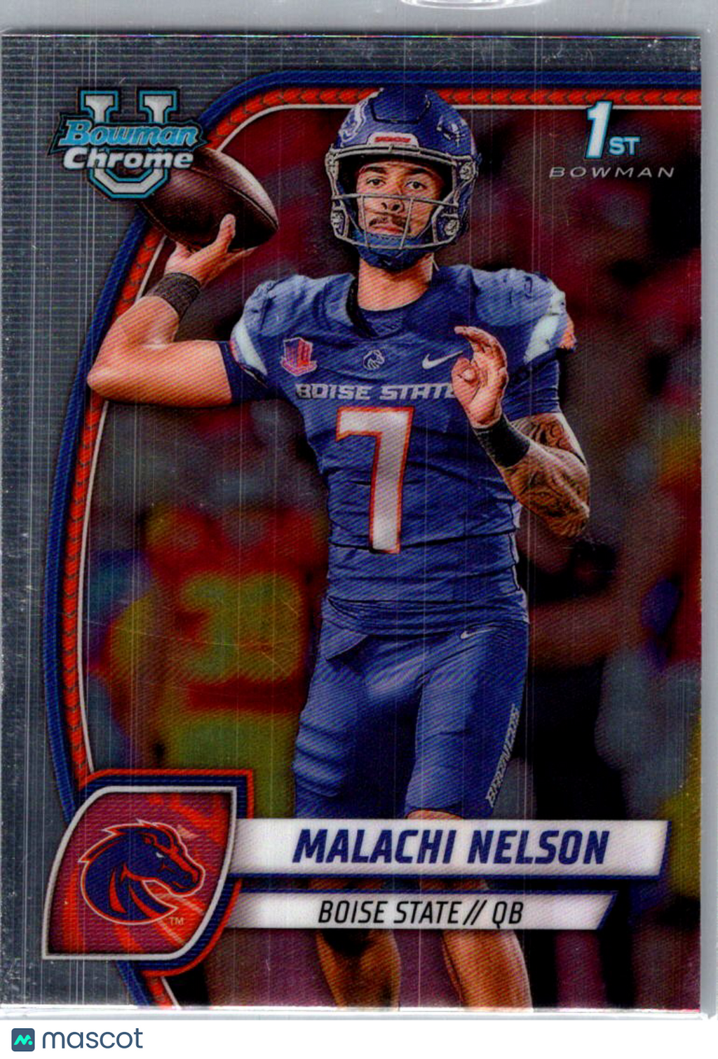 2024 Bowman Chrome University Malachi Nelson #196 Refractor