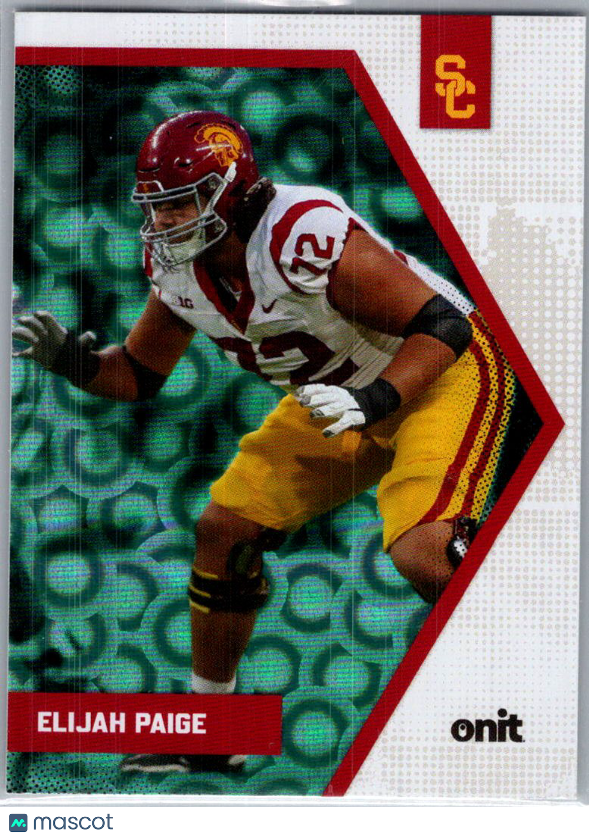 2025 ONIT USC Trojans Football Elijah Paige #P-7 Green