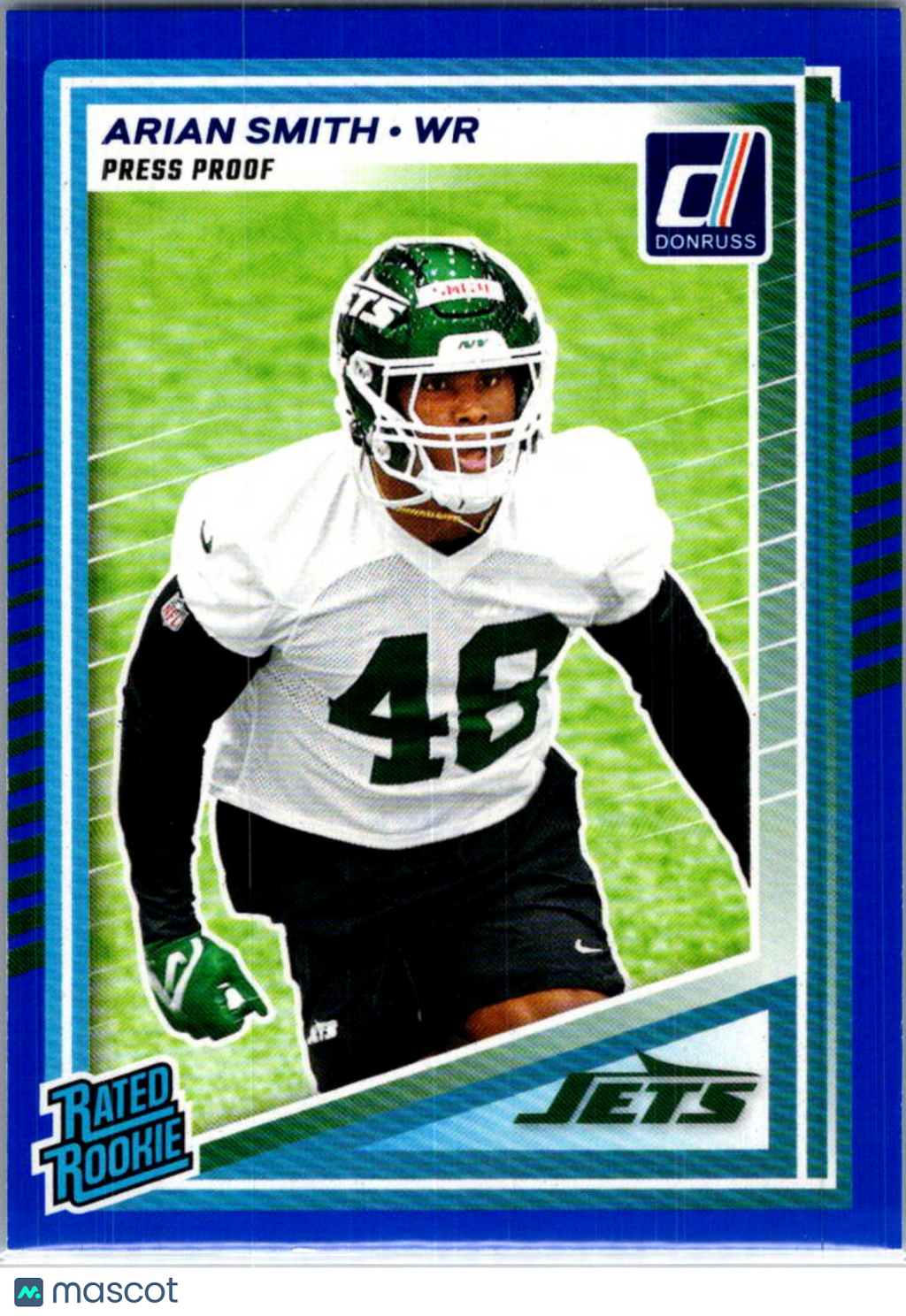 2025 Donruss Arian Smith #386 Press Proof Blue
