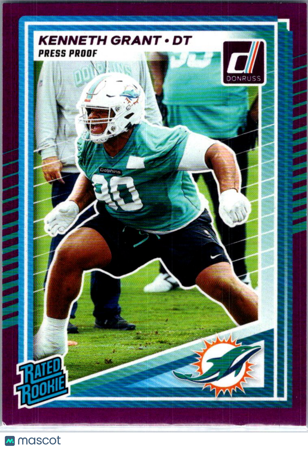 2025 Donruss Kenneth Grant #370 Press Proof Purple