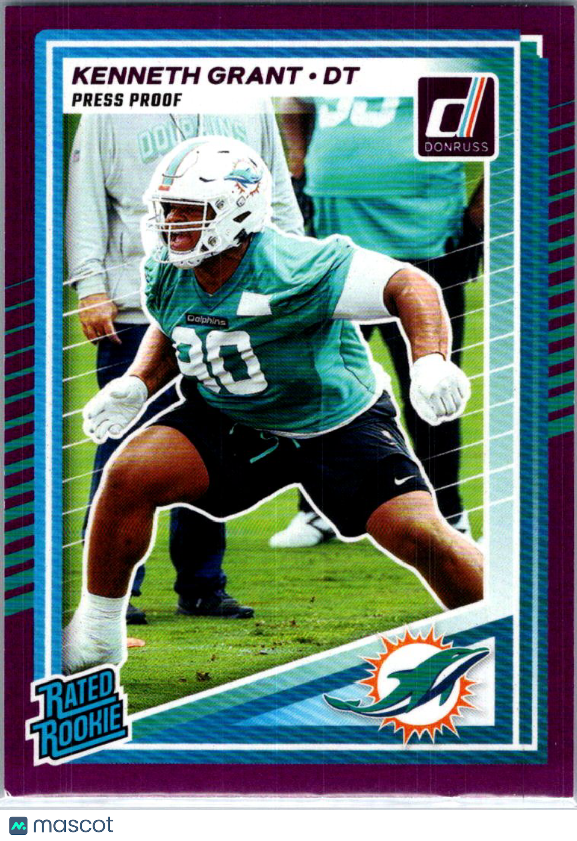 2025 Donruss Kenneth Grant #370 Press Proof Purple