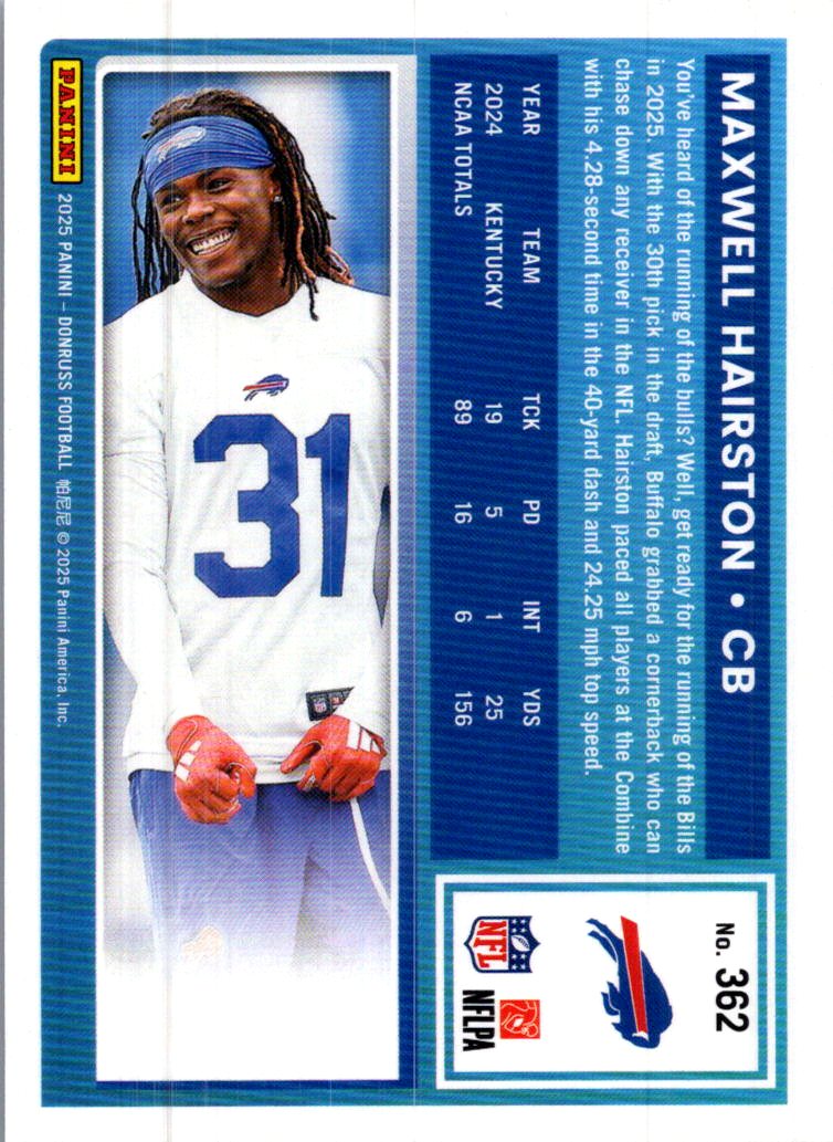 2025 Donruss Maxwell Hairston #362 Press Proof Purple