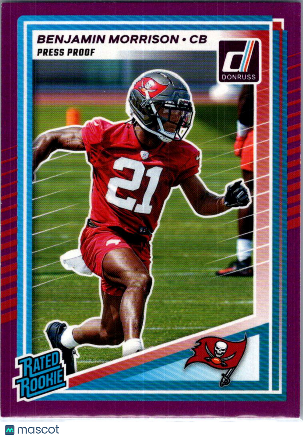 2025 Donruss Benjamin Morrison #361 Press Proof Purple