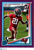 2025 Donruss Benjamin Morrison #361 Press Proof Purple