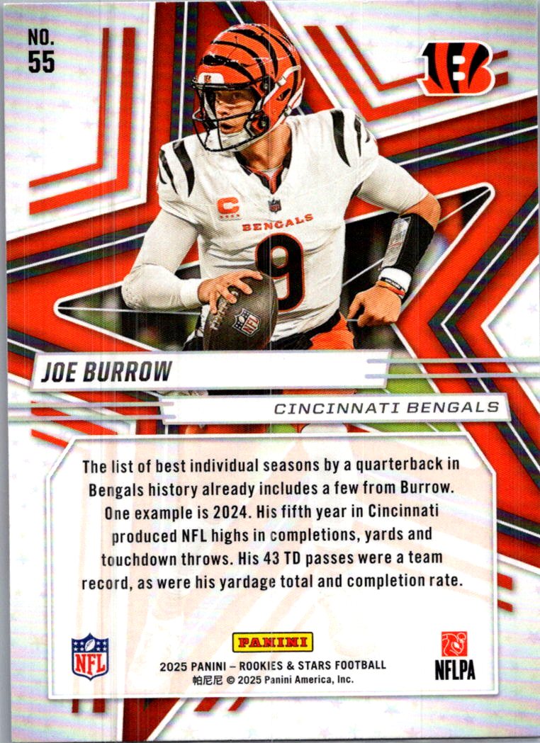 2025 Panini Rookies & Stars Joe Burrow #55