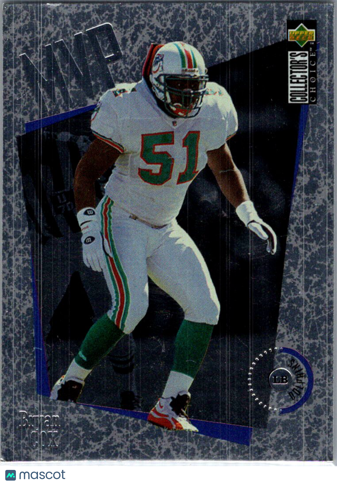1996 Upper Deck Collector's Choice Bryan Cox #M26 MVP