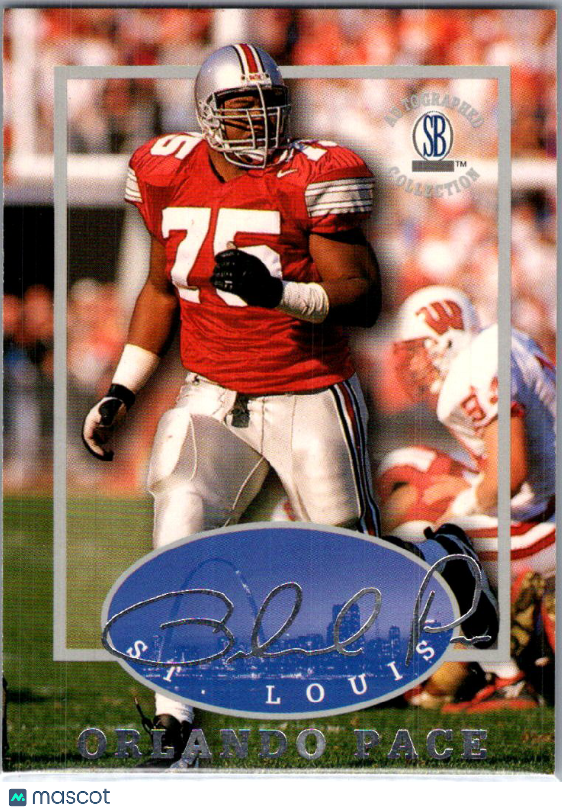1997 Score Board Autographed Collection Orlando Pace #40 Auto