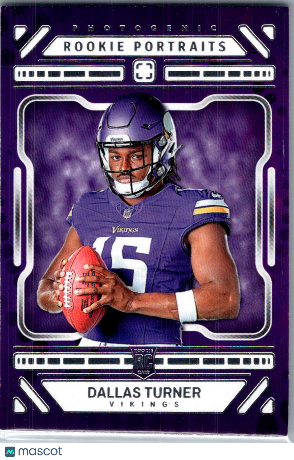 2024 Panini Photogenic Rookie Portraits Dallas Turner #182