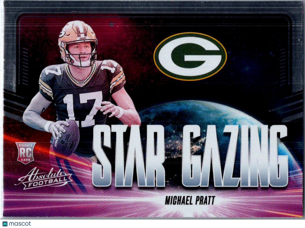 2024 Panini Absolute Football Star Gazing Michael Pratt #SG-MPT RC
