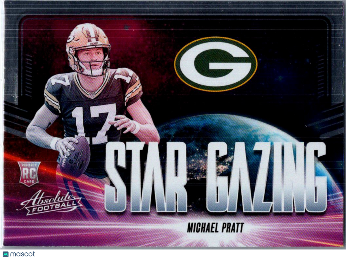 2024 Panini Absolute Football Star Gazing Michael Pratt #SG-MPT RC