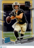 2024 Panini Clearly Donruss Football Jake Haener #63 Gold