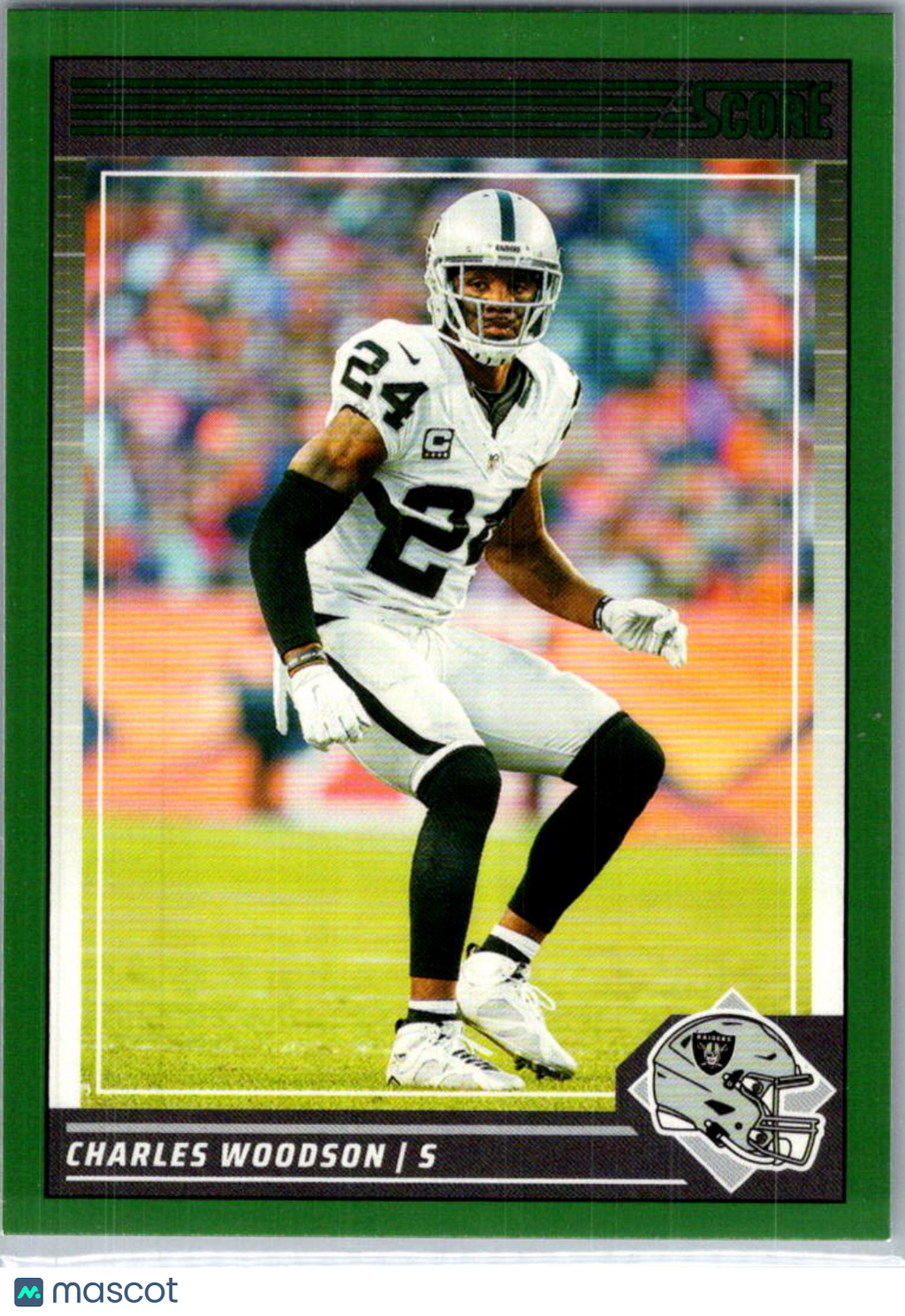 2024 Panini Score Football Charles Woodson #152 Green