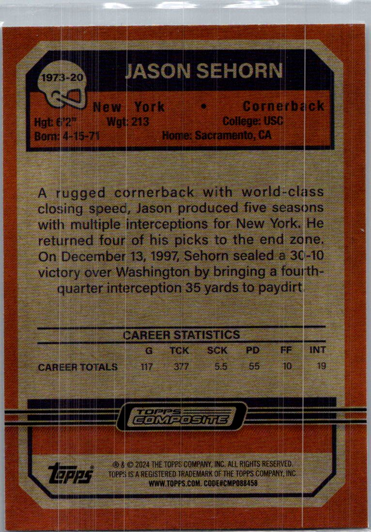 2024 Topps Composite Jason Sehorn #1973-20