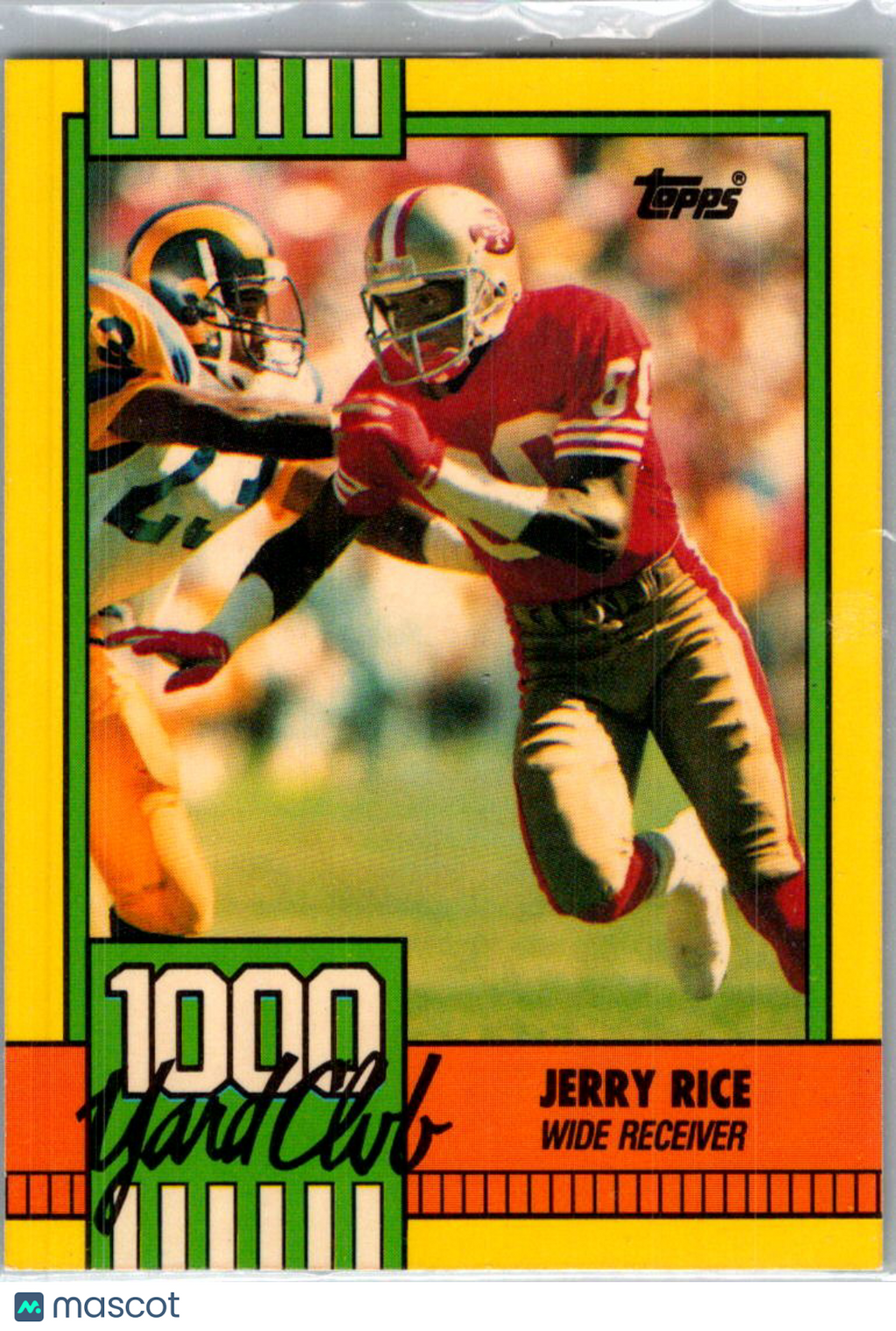 1990 Topps 1000 Yard Club Jerry Rice #1