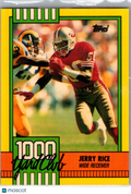1990 Topps 1000 Yard Club Jerry Rice #1