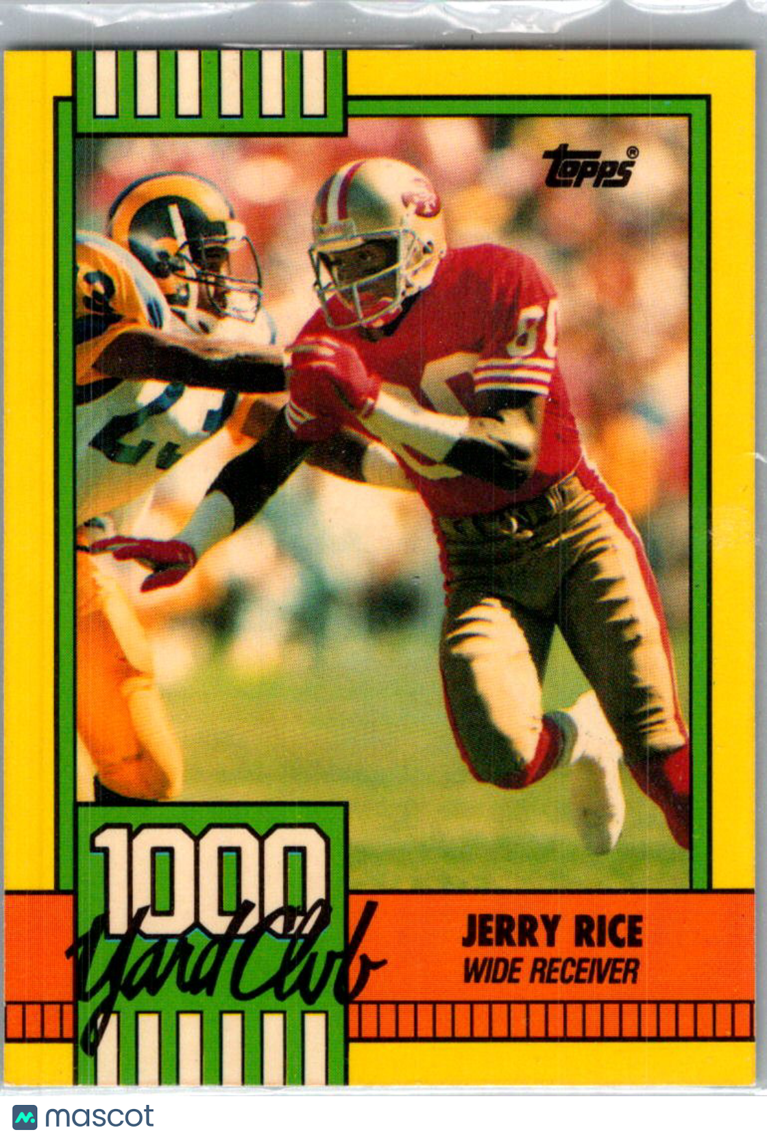 1990 Topps 1000 Yard Club Jerry Rice #1