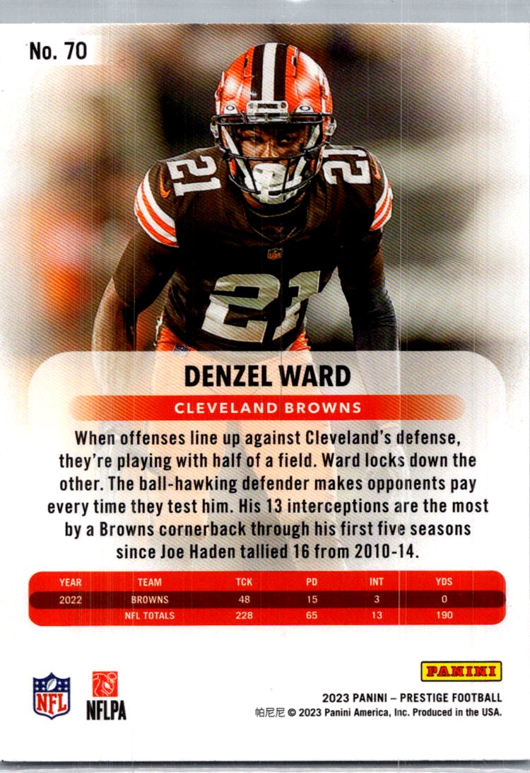 2010 Panini Prestige Denzel Ward #70 Xtra Points