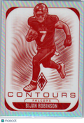 2025 Panini Phoenix Contours Bijan Robinson #2 Silver