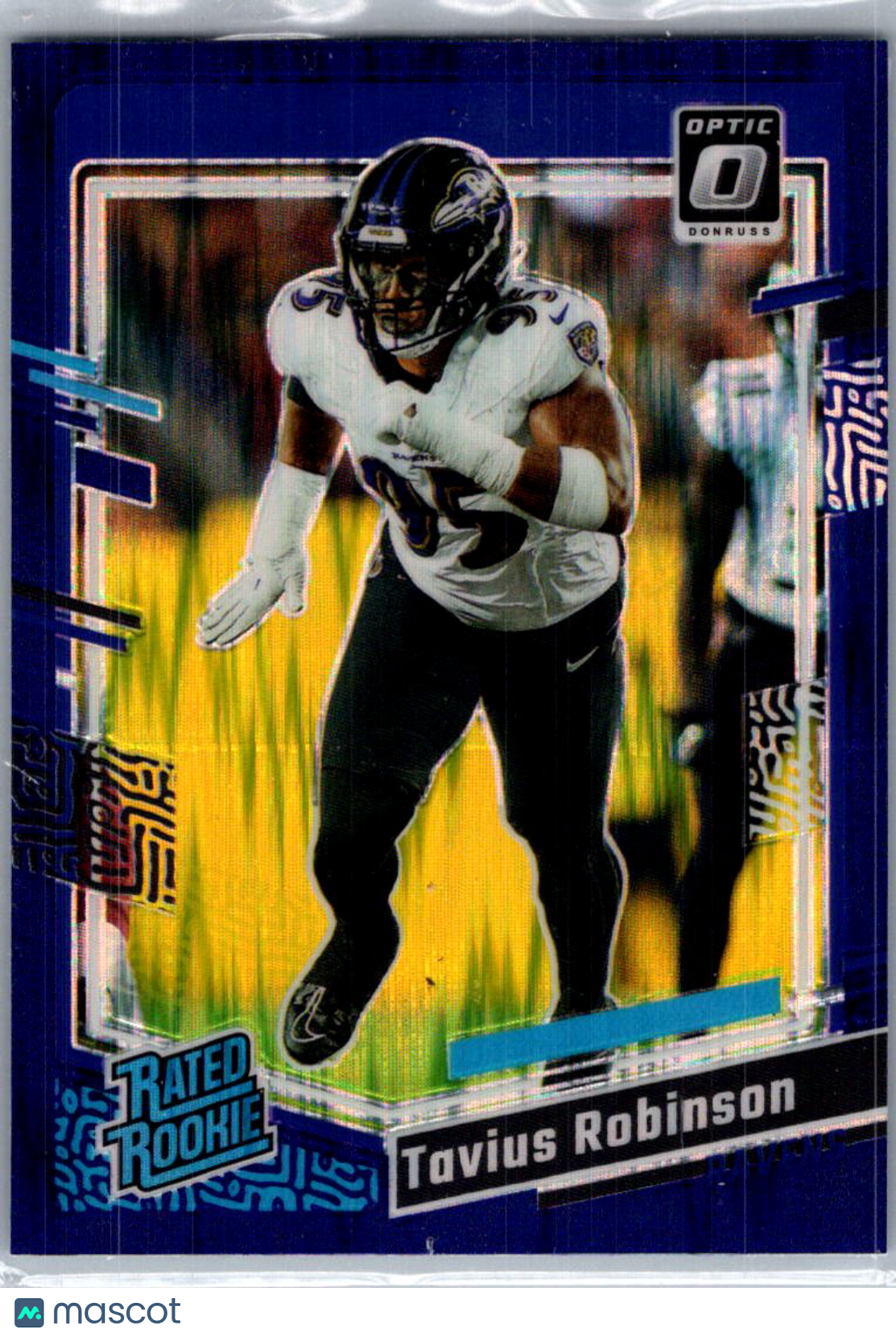 2023 Panini Donruss Optic Tavius Robinson #208 Purple Shock