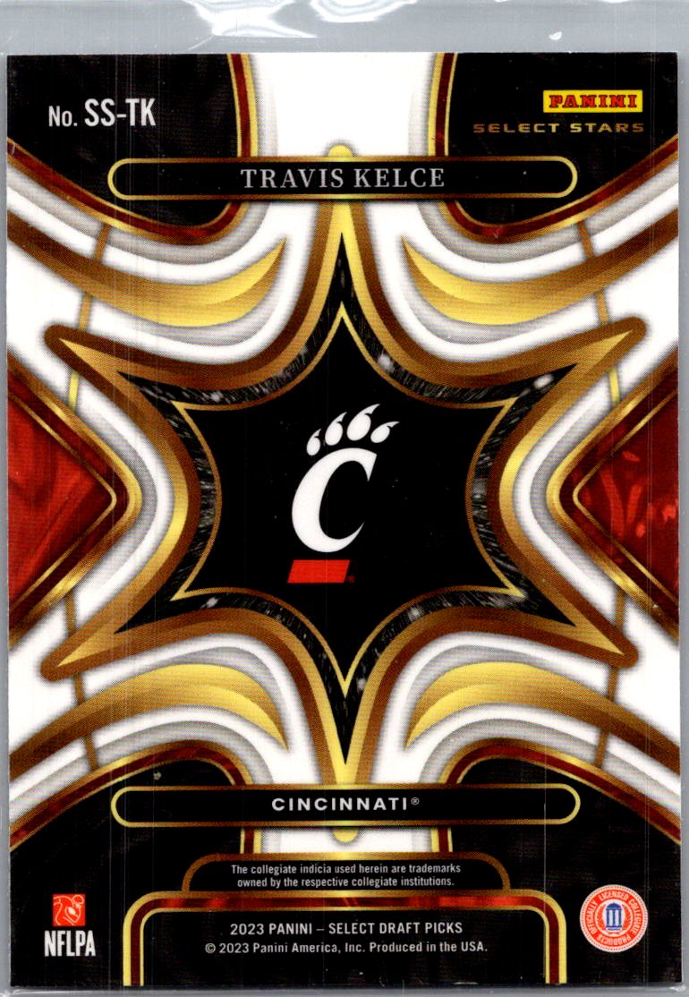 2023 Panini Select Draft Picks Select Stars Travis Kelce #SS-TK