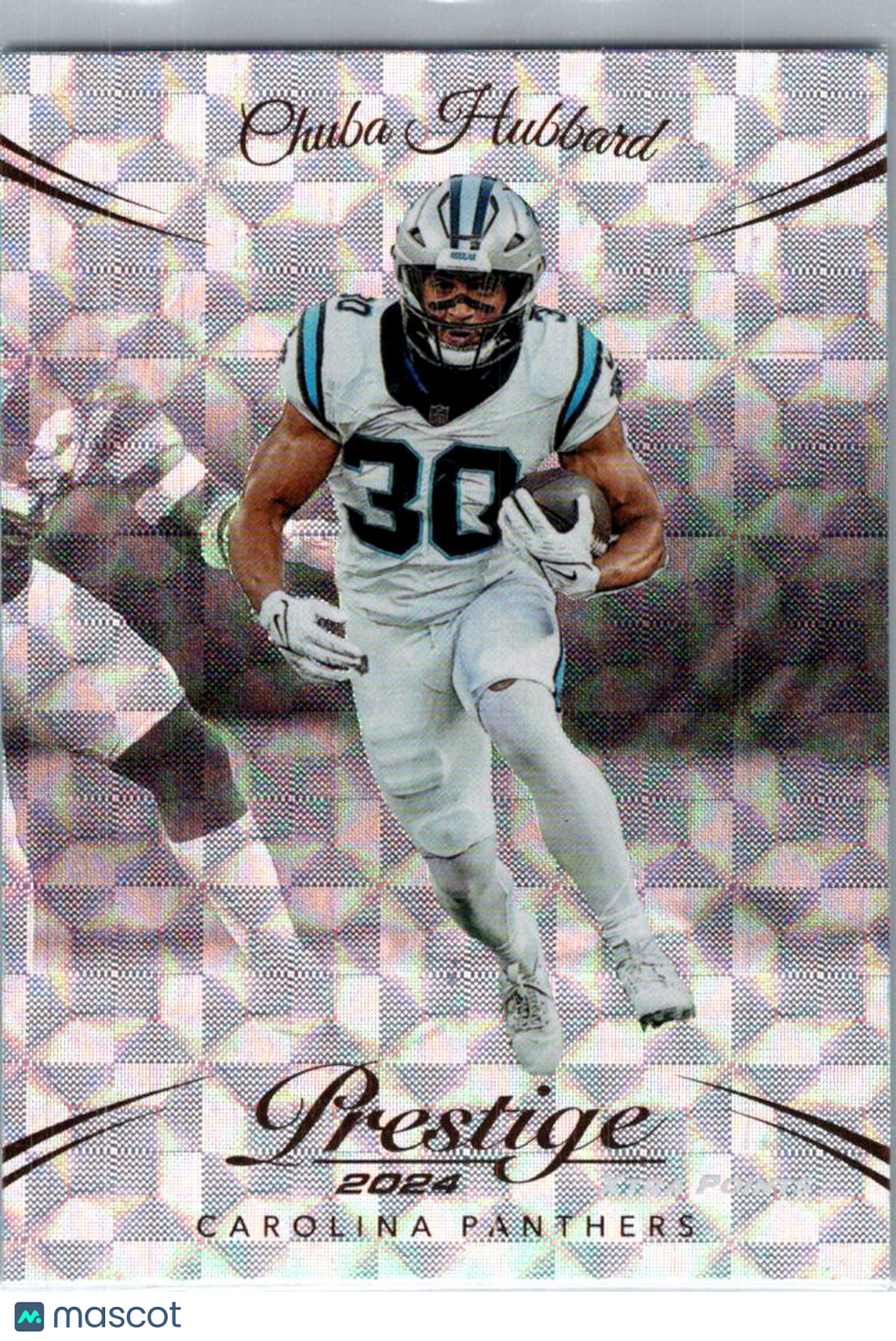 2024 Panini Prestige Chuba Hubbard #40 Xtra Points Checkerboard