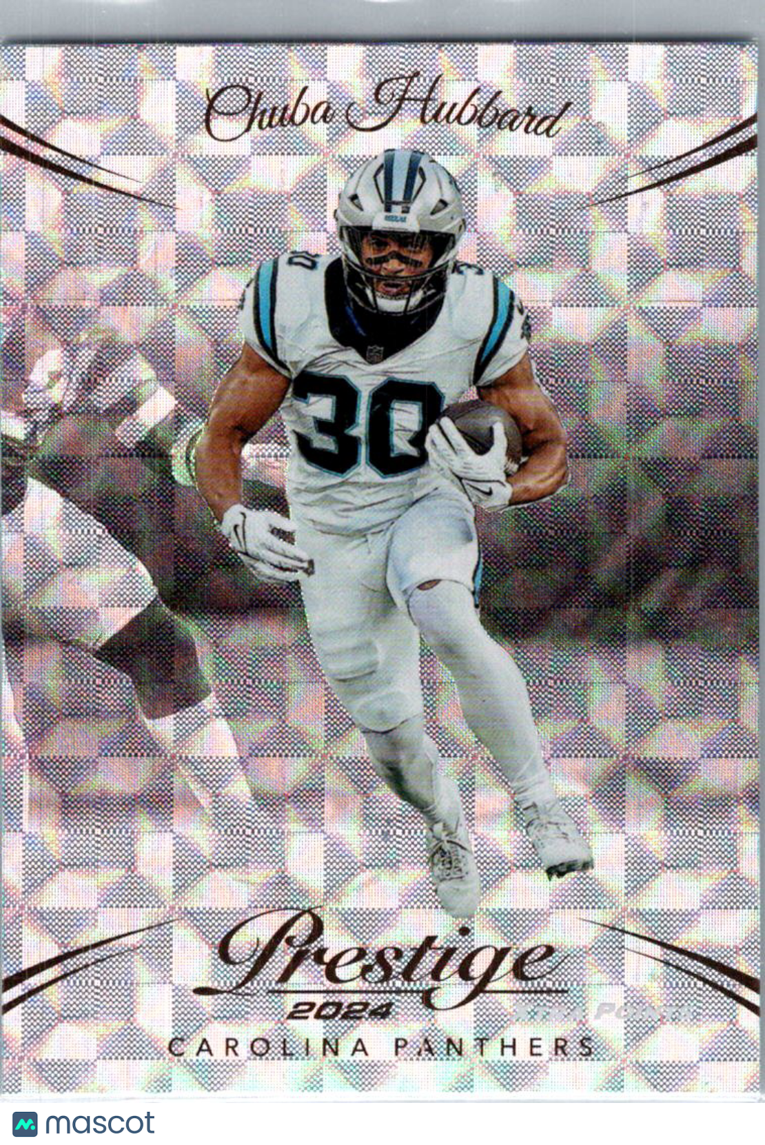 2024 Panini Prestige Chuba Hubbard #40 Xtra Points Checkerboard