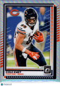 2025 Donruss Optic Cole Kmet #71 Holo