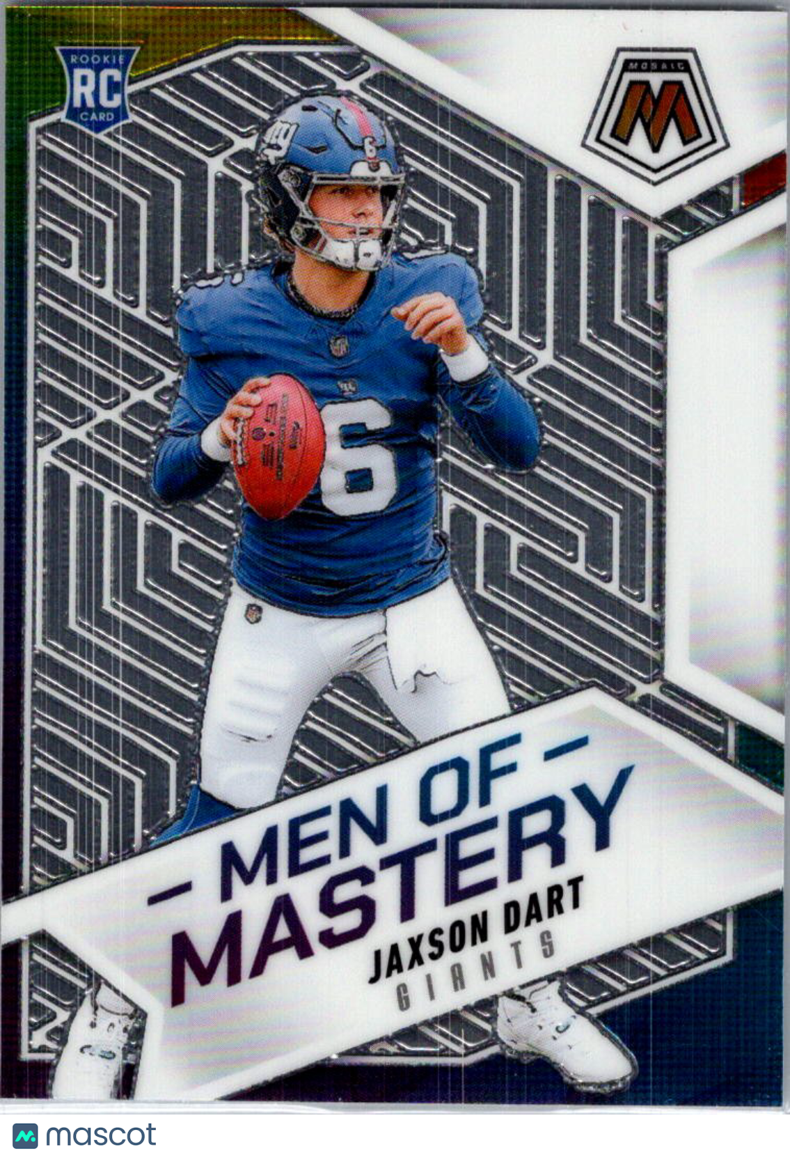 2025 Panini Mosaic Football Men of Mastery Jaxson Dart #20 RC