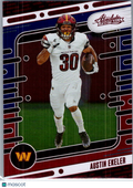 2024 Panini Absolute Football Austin Ekeler #100 Red & Blue